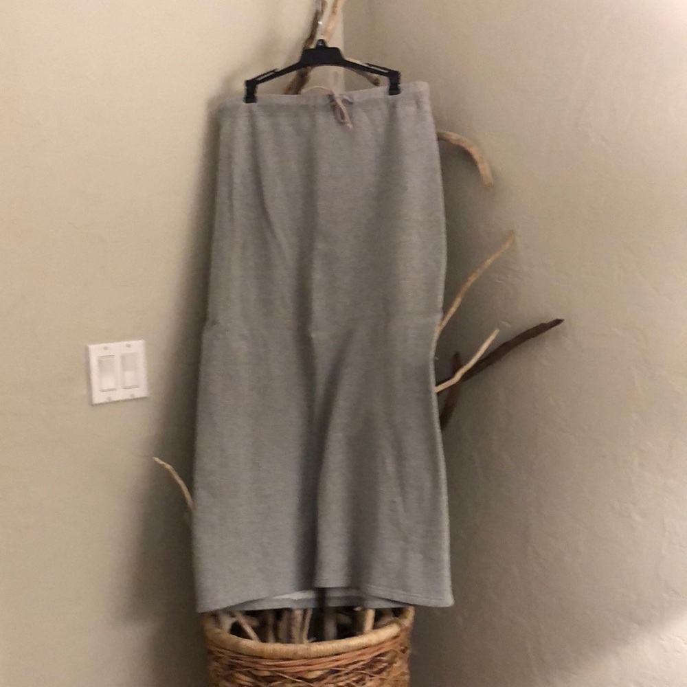 Maxi sweatshirt skirt